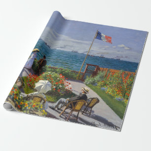 Papel De Presente Claude Monet - Jardim em Sainte-Adresse