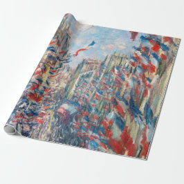 Papel De Presente Claude Monet - La Rue Montorgueil - Paris