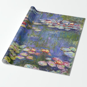 Papel De Presente Claude Monet - Lírios/Ninfas