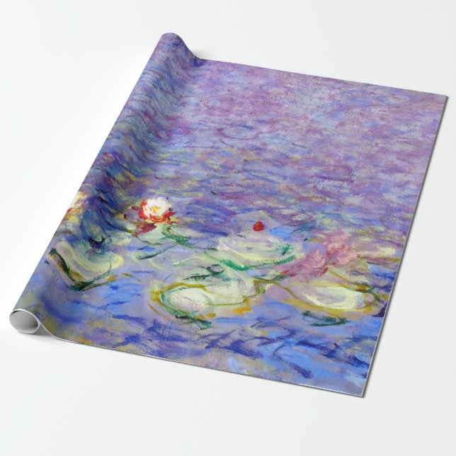 Papel De Presente Claude Monet - Nenúfares (Desenrolado)