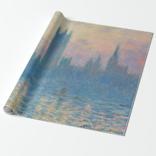Papel De Presente Claude Monet Parlamento Europeu Sunset
