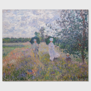 Papel De Presente Claude Monet - Passeio perto de Argenteuil