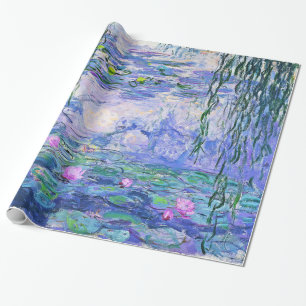 Papel De Presente Claude Monet Water Libera A Arte Impressionante Fr