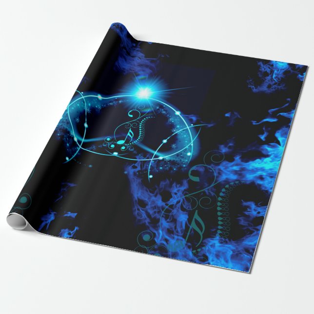 Papel De Presente Clef com efeitos da luz impressionantes (Desenrolado)