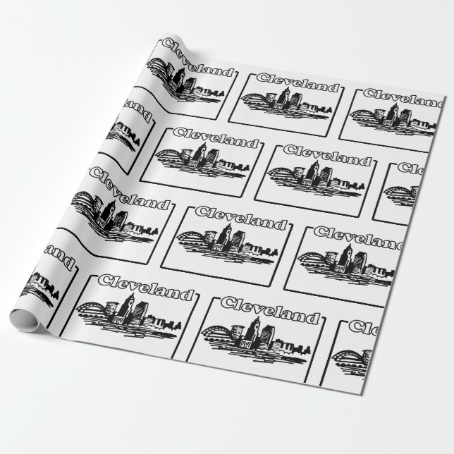 Papel De Presente Cleveland (Desenrolado)