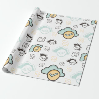 Papel De Presente Cloud seamless pattern