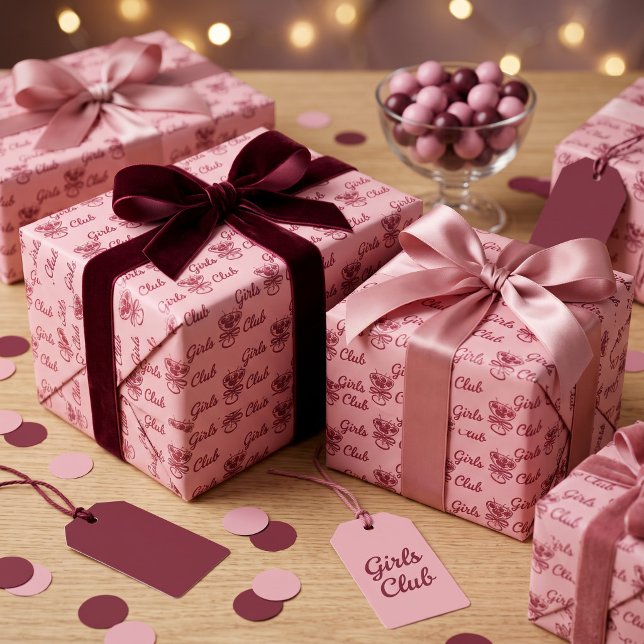 Papel De Presente Clube das Meninas (Criador carregado)