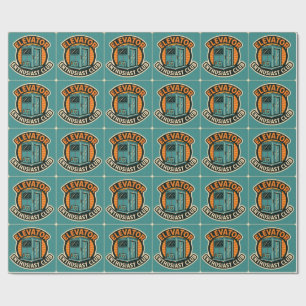 Papel De Presente Clube de Entusiastas de Elevadores – Design Modern