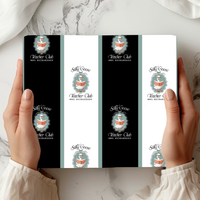 Papel De Presente Clube de Professores de Ganhos do Bobo de Nome Per (Criador carregado)