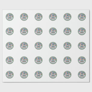 Papel De Presente Clube de Professores Mágicos de Unicórnio Presente