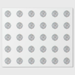Papel De Presente Clube de Viagens Unicórnio Projeto Original Zazzle