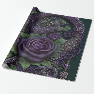Papel De Presente Cobra Celtic Knot Purple
