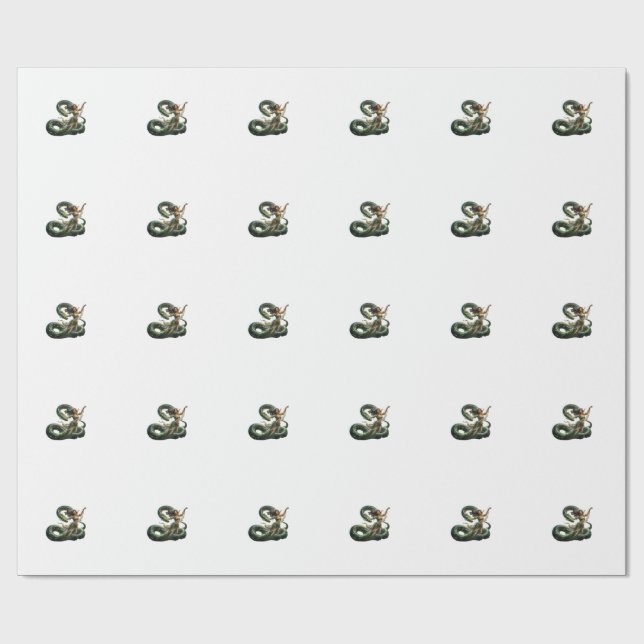 Papel De Presente Cobra Fêmea (Aberto)