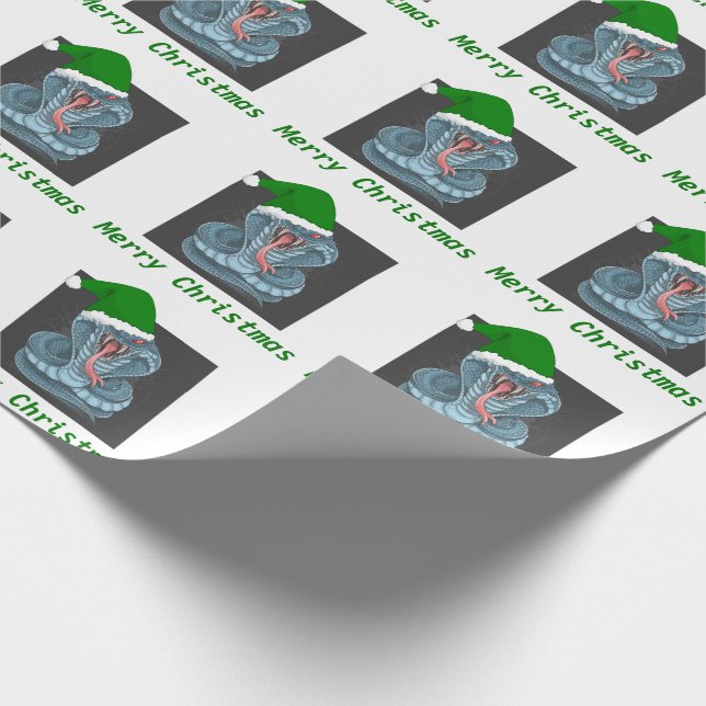 Papel De Presente Cobra Natal (Ponta)