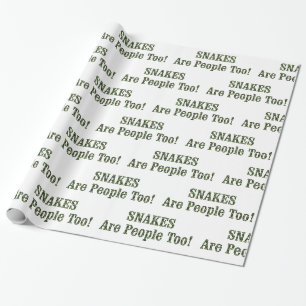 Papel De Presente COBRAS Também São Pessoas!