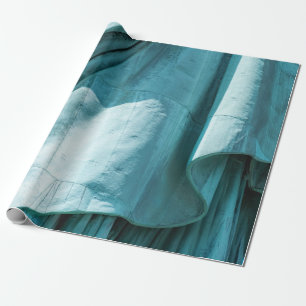 Papel De Presente Cobrir do tecido teal