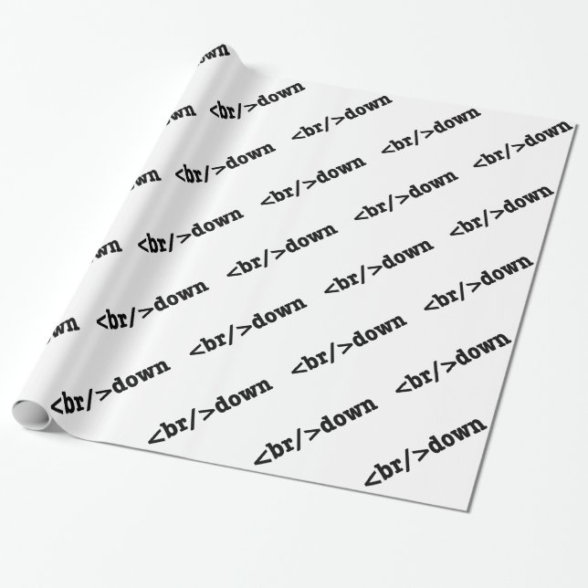 Papel De Presente código HTML detalhado (Desenrolado)