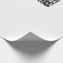 Código QR Personalizável Preto e Branco Abstrato G