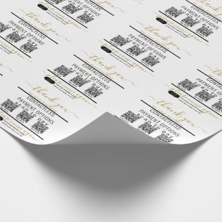 Papel De Presente Códigos QR de upload & Logotipo 3 Aplicativos de P