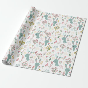Papel De Presente Coelhinhos bonitos