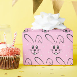 Papel De Presente Coelhinhos Bonitos Em Bolinhas