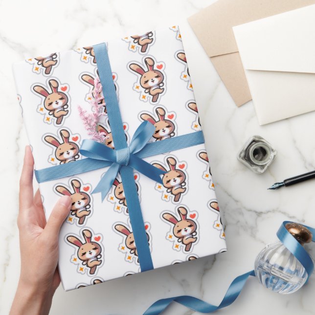Papel De Presente Coelho (Presentear)