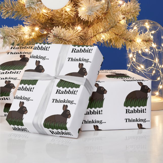 Papel De Presente Coelho Bunny Fofo (Feriados)
