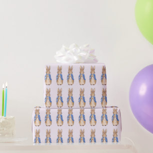 Papel De Presente Coelho clássico de jaqueta azul