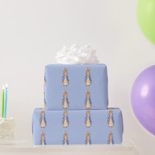 Papel De Presente Coelho clássico de jaqueta azul