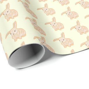 Papel De Presente Coelho Coelho Marrom Bonito - transparente em amar