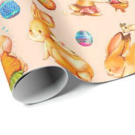 Papel De Presente Coelho da Páscoa