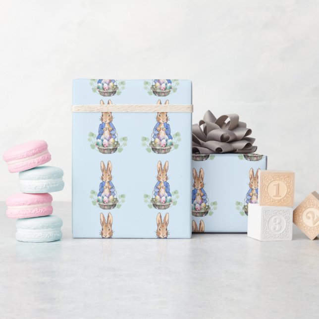 Papel De Presente coelho de Páscoa (Chá de bebê)