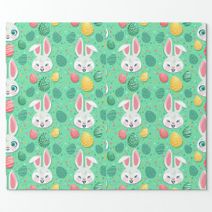 Papel De Presente Coelhos páscoas