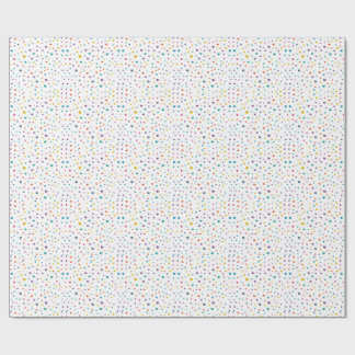 Papel De Presente Cœur et petit cœurs - Motif à l'aquarelle