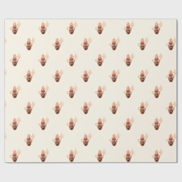 Papel De Presente Coffee Wrapping Paper