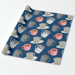 Papel De Presente Coffeehouse Vibes