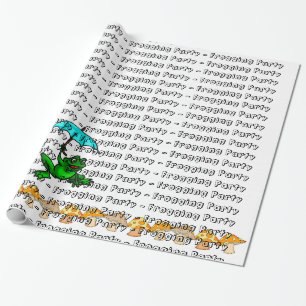 Papel De Presente Cogumelo do Partido da Ruptura de Papel