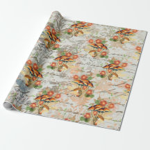 Cogumelos Woodland Laranja Antigo Letra Mint Coral