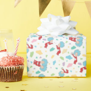 Papel De Presente Coisa Uma Coisa Dois Padrões De Coisas Doce