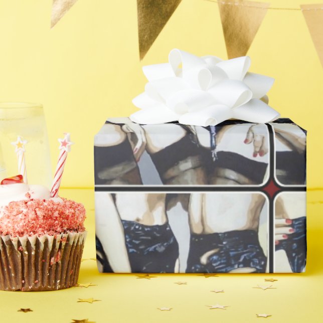 Papel De Presente 'Coisas Acontecem' Pintura em (Festa de aniversário)