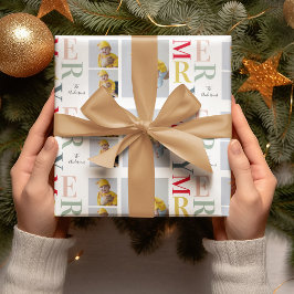 Papel De Presente Colagem De Foto E Feliz Colorida | Férias felizes