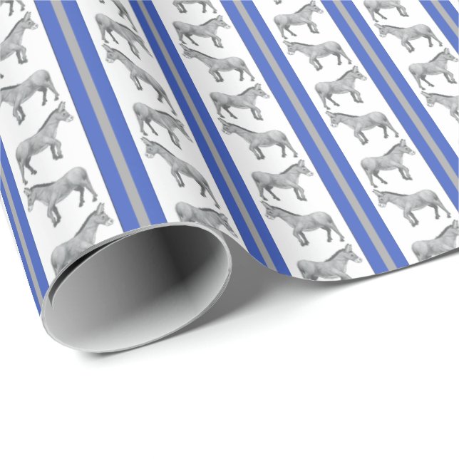 Papel De Presente Colby College Mules  Wrapping Paper (Ponta do rolo)