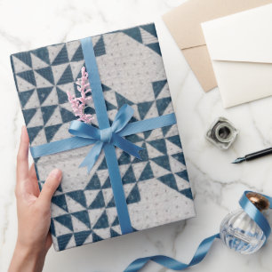 Papel De Presente Colcha das Ondas do Oceano