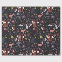 Papel De Presente Coleção de ouriços-de-cervo