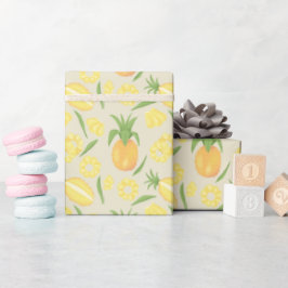 Papel De Presente Coleção de padrões da fruta - Ananases