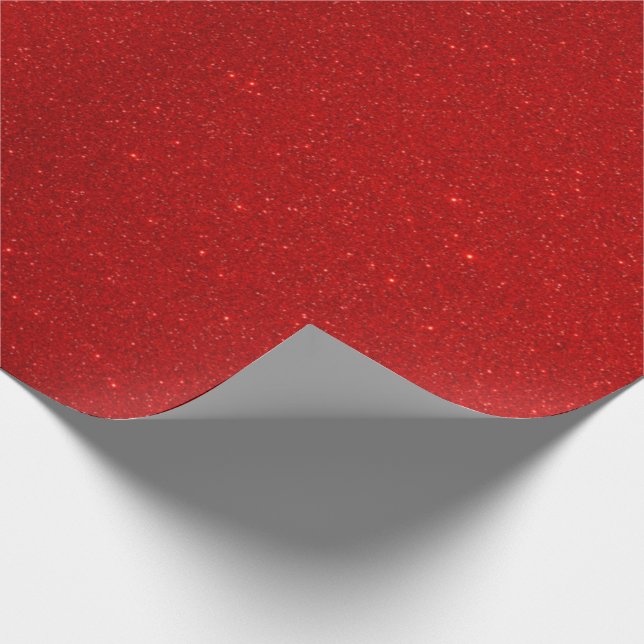 Papel De Presente Coleção de São Valentim Brilho Vermelho Simples (Ponta)