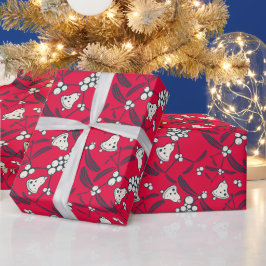 Papel De Presente Coleção de Saudações Joyful da Jingle Bells