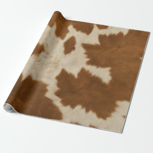 Papel De Presente Coleção de Trendências de Couros Falsos de Vaca El
