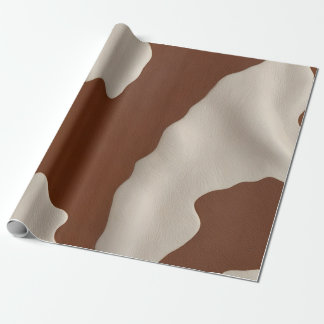 Papel De Presente Coleção Elegante Luxuosa Tendência de Couro de Vac