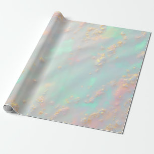 Papel De Presente Coleção Luxo Dourado Tendência Rosa Bege Suave Ver